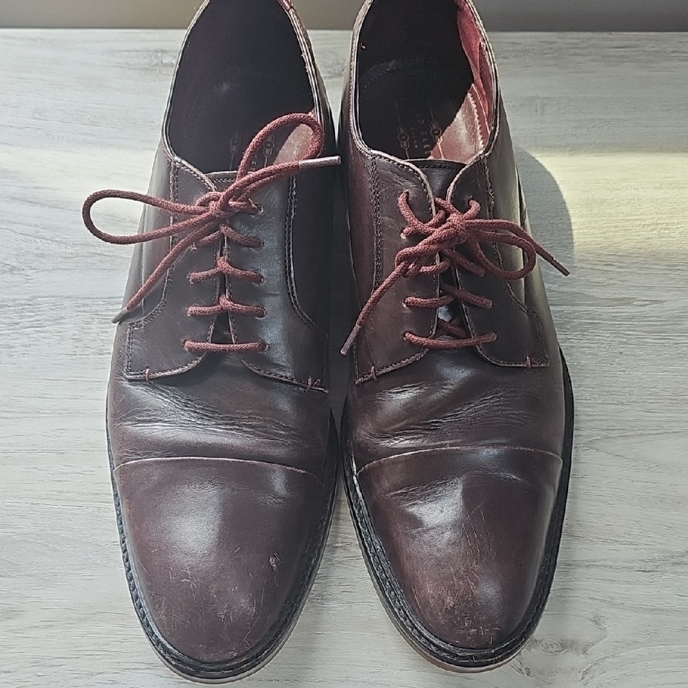 Ted Baker Brown Leather Oxfords Timeless Design
